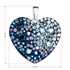 Strieborný prívesok s krištáľmi Swarovski modré srdce 34243.3 blue style